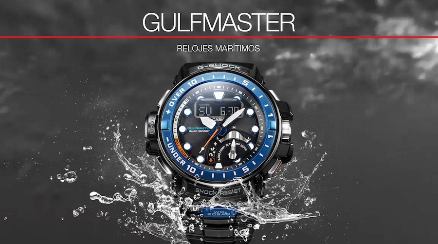Nuevo Gulfmaster de G-Shock, un reloj para hombres que desafían los mares  profundos